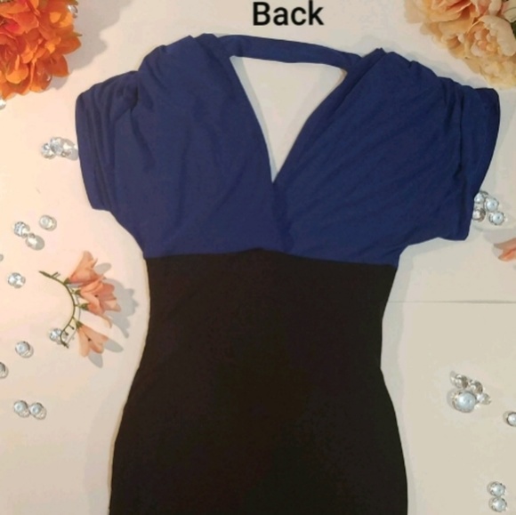 Black and Blue Dress from Charlotte Russe - Picture 4 of 6